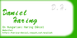 daniel haring business card